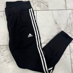 Adidas Womens Trio Regular Fit Jogger Streetwear Running Workout Sweatpants Sz M